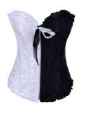 Corset Black and White