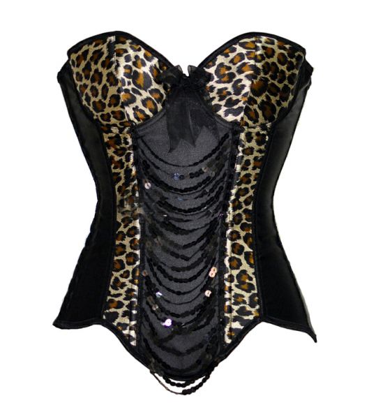 Corset Burlesque Leopard